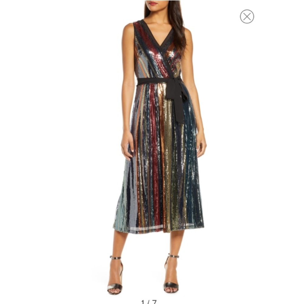 Colorful Midi Dress